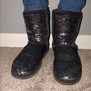 Silver/ Blue Uggs